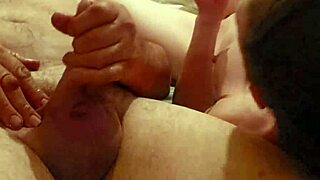 Sexy redhead teases then deepthroats cock with ball licking