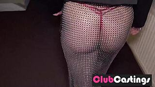 Lola Danger auditions with deepthroat blowjob and bent over pussy fuck for quick cash