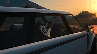 Franklin Fucks Hooker Hard in GTA 5 Car Sex Action