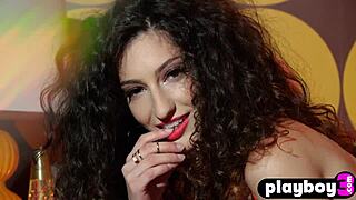 lina jade's perfect curvy ass shines in playboy poses but clothes get ripped off?