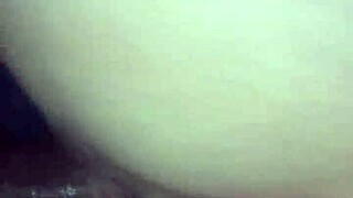 Teen bends over for interracial doggystyle pounding