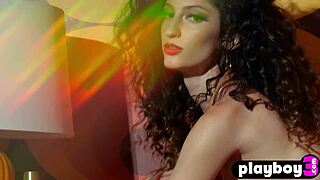 lina jade's perfect curvy ass shines in playboy poses but clothes get ripped off?