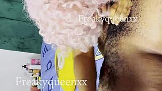 naughty teen and stepdad bodyguard fuck hard at home with cum on ass