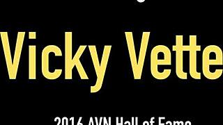 vicky vette's got this hot surprise for her boss deepthroating his huge cock wet