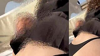 Homemade big tits girlfriend first time creampie on yacht with monster cock rough outdoor pussy pounding