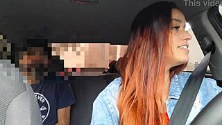 dude, you see this? that naughty app driver caught him jerking off and fucked him raw in the car