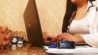 médica julia consulta gostosa pussy riding rough doggystyle bent over wet brunette