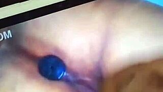 he pours tribute over jumjum68 the prettiest solo masturbation queen