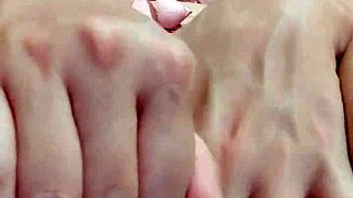 Brazilian milf fingers wet pussy and big tits in romantic tease