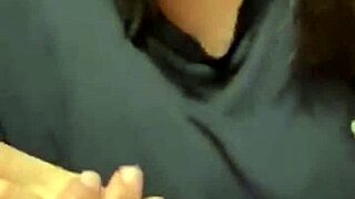 claudia bavel's huge natural tits and big ass get foot massage training then she masturbates fingering in shower