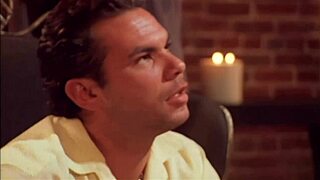 April flashes her big tits and shaved pussy before milf fingering frenzy