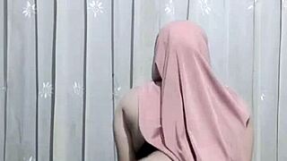 oh wow my hijab teacher wife dances naked alone big tits pussy shaking sexy