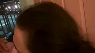 Sucking big cock then fucking wet pussy bent over in hotel creampie finish