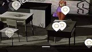 big booty latina imvu bitch twerks joins party jerk off now