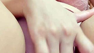 Brazilian milf fingers wet pussy and big tits in romantic tease