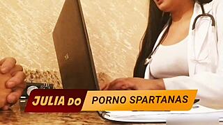 médica julia consulta gostosa pussy riding rough doggystyle bent over wet brunette