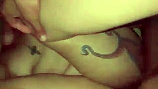 new year's eve creampie fuck with sexy tattooed brazilian milf on casting couch