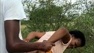 You love watching ebony big ass couple get bent over doggystyle for multiple creampie cumshots on her wet pussy?