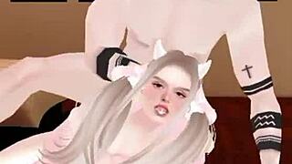 katyqueenff takes on that hot koreano bb cock