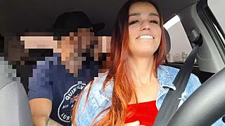 dude, you see this? that naughty app driver caught him jerking off and fucked him raw in the car