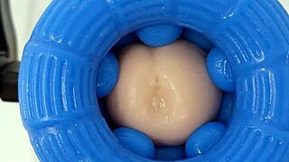 wanna see this rubjoy robot fleshlight pound pussy deep?