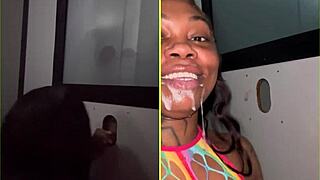 Craving Gloryhole Strangers' Cocks for Sloppy Deepthroat Swallows