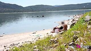 voyeur natalii quinn prowls madrid's san juan reservoir hunting thick cocks for public pounding