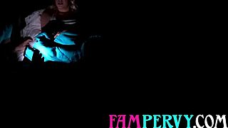 hey stepbro wakes up horny and pounds taboo teen stepsis sophia sterling