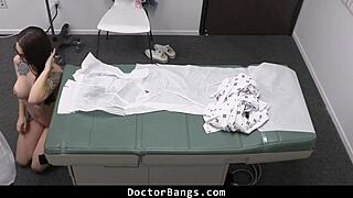 Dr realizes shy teen patient's been naughty... bends her over for group pounding! 😈🏥