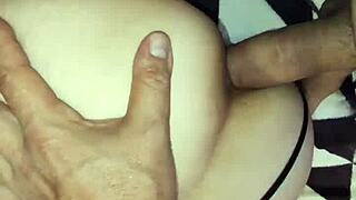 Beautiful Milf's Upside-Down Anal Assfucking Lick Closeup in Lingerie