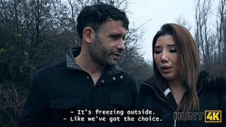 Natural body striptease revenge on clueless boyfriend cuckold