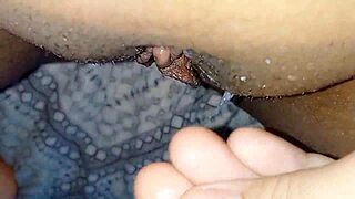 Homemade big clit wet pussy teasing and softcore horny display