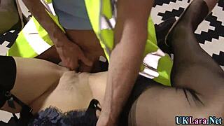 Classy Stockings Milf Gulps Dripping Cum Load