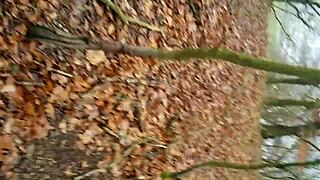 ever wondered what forest masturbation feels like in the wild outdoors?