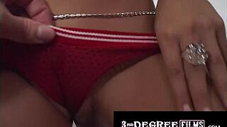 big-tittied brunette craves deep pounding in vintage doggystyle action