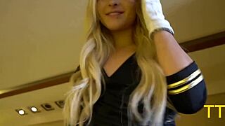 Teddy Tarantino Takes Brutal Triple BJ From Horny Flight Attendants Kiki Willow Emma