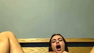 horny goth teen milf slut masturbates her big ass solo with anal toys 😈🔥