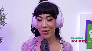 Step moms shock podcast fans by sucking cock in family share