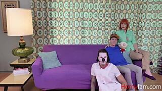 daddy roleplay halloween with young alex coal riding to orgasm