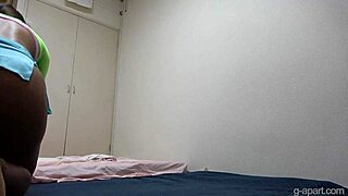 japanese maid's big tits bounce in thong miniskirt?