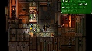 Robot and hot friend fuck outdoors showing cute tits part 9.