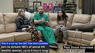 Daisy Bean gets mandatory Hitachi vibrator orgasm from doctor in Tampa hospital