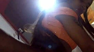 Tight Ebony Mama's Pussy Teases Hidden Pleasures Beneath