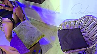 girlfriend explodes watching borrowed hotwife's rough creampie pov