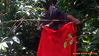 indian college gf why you riding that bbc so wild outdoors in the bushes lover??