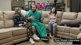 Daisy Bean gets mandatory Hitachi vibrator orgasm from doctor in Tampa hospital