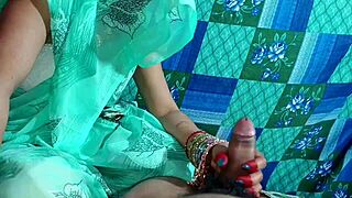 father-in-law calls shy daughter-in-law to room she grabs his throbbing cock in clear hindi audio