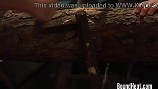 Submissive lesbian slaves get bound dominated punished big tits ass by madame in garage! 😈🔗