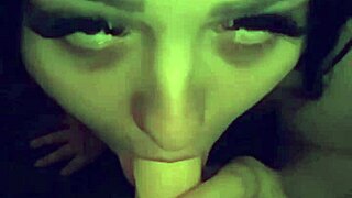 mmm i crave sucking this huge dildo like a real monster cock whore