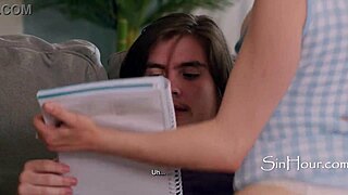 so this tutor shows up but tyler can't focus with lexi luna's step mom vibes all weird and hot